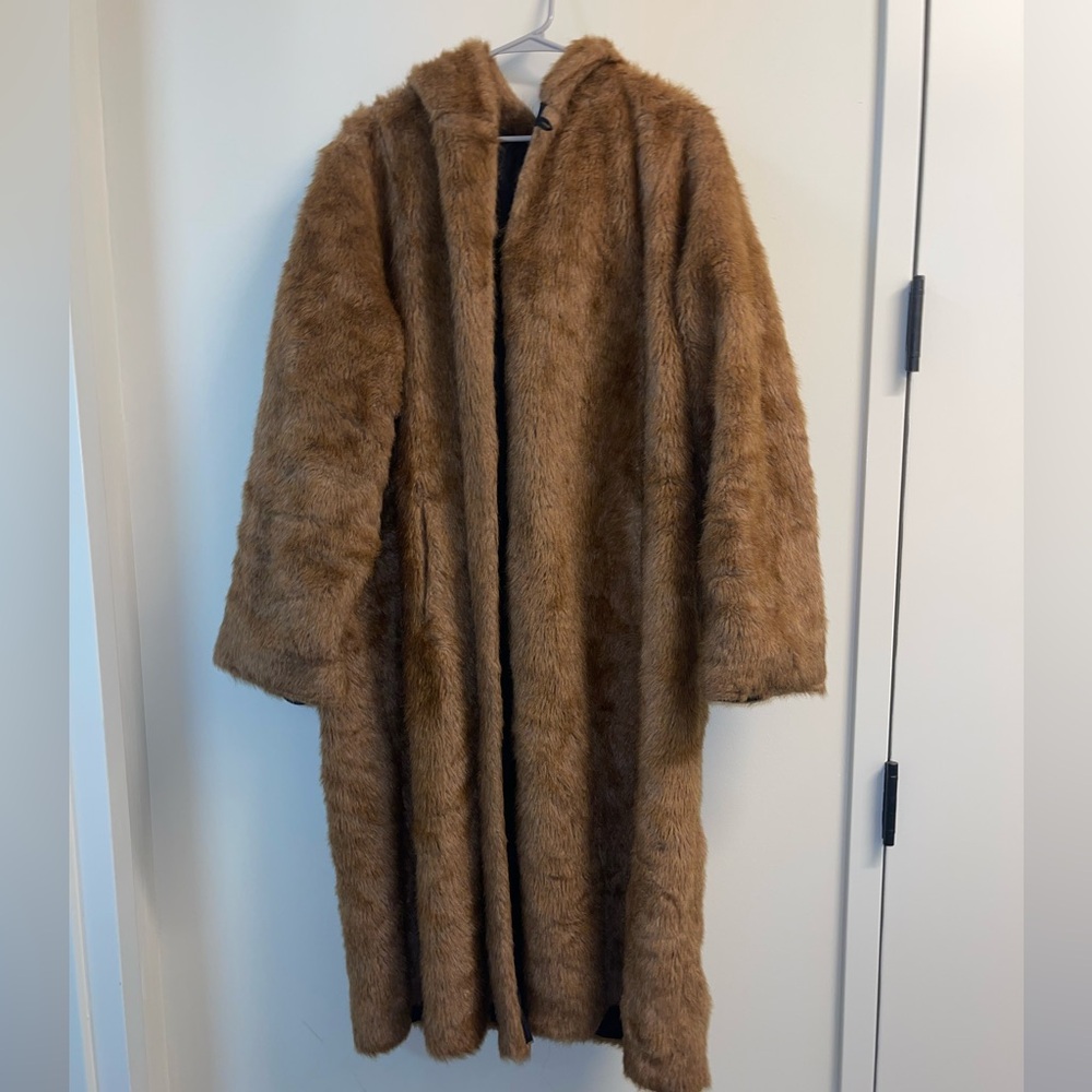 Roaman's Tan Teddy Jacket